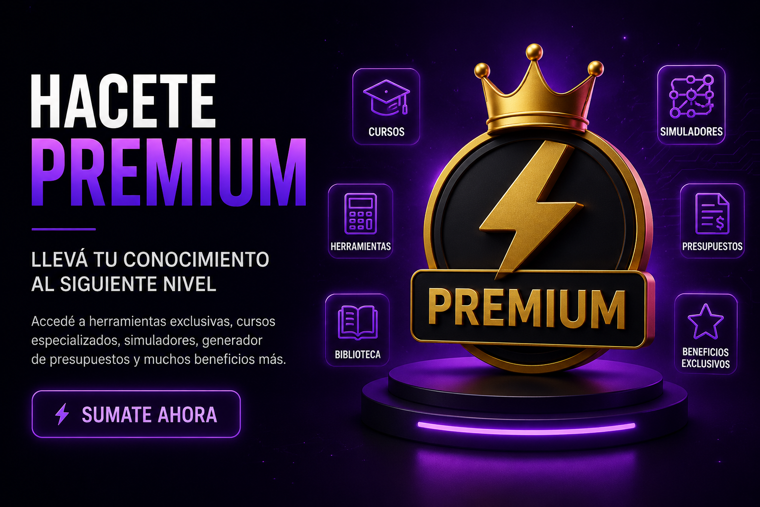 Hacete Premium | Núcleo Eléctrico